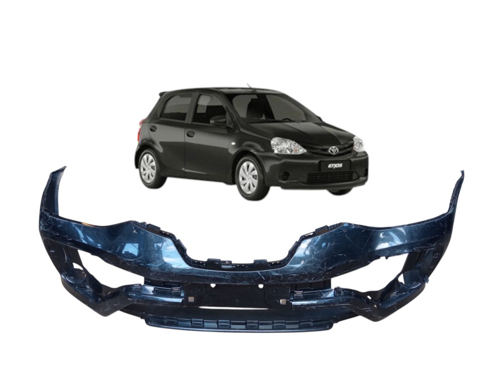 Parachoque Dianteiro Toyota Etios 2017 2020 Original  Preto 1