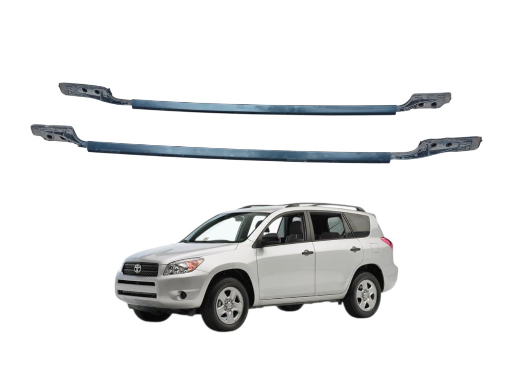 Par Rack Teto Longarina Toyota Rav4 2007 2008 2.4 16v 4×4 Preto 1