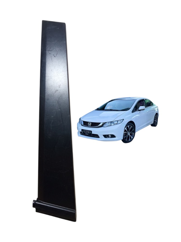 Acabamento Externo Porta Traseira Direita Honda Civic 2014 Preto 1