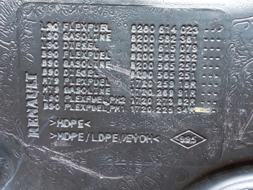 Tanque De Combustivel Renault Sandero 2014 1.6 Original 6