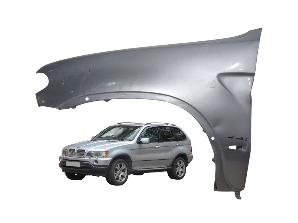 Paralama Prata Dianteiro Esquerdo Bmw X5 2001 2006 1
