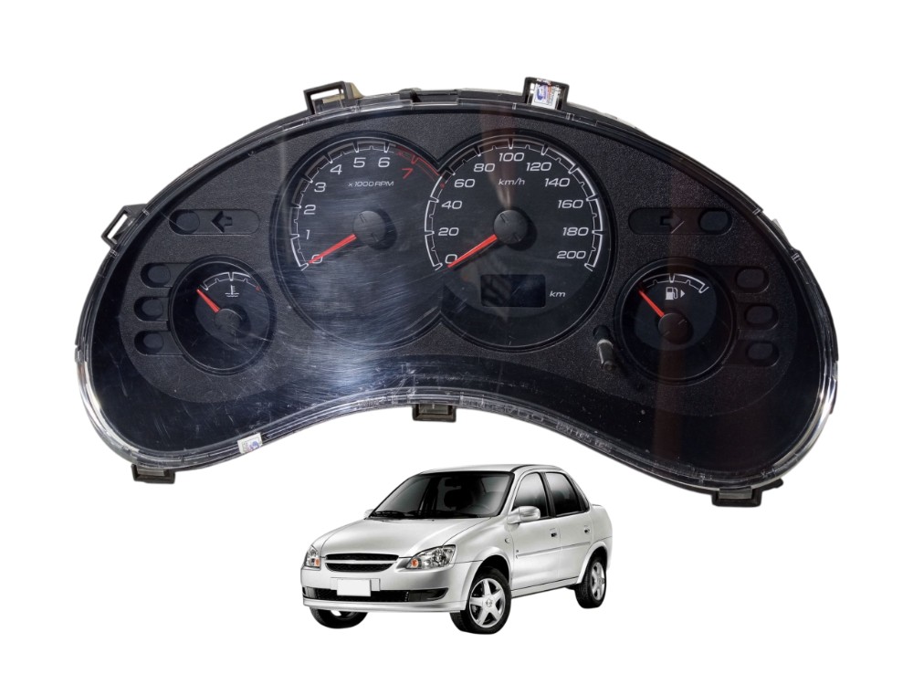 Painel Instrumentos Gm Corsa Classic 2009 2010 Original  Preto 1