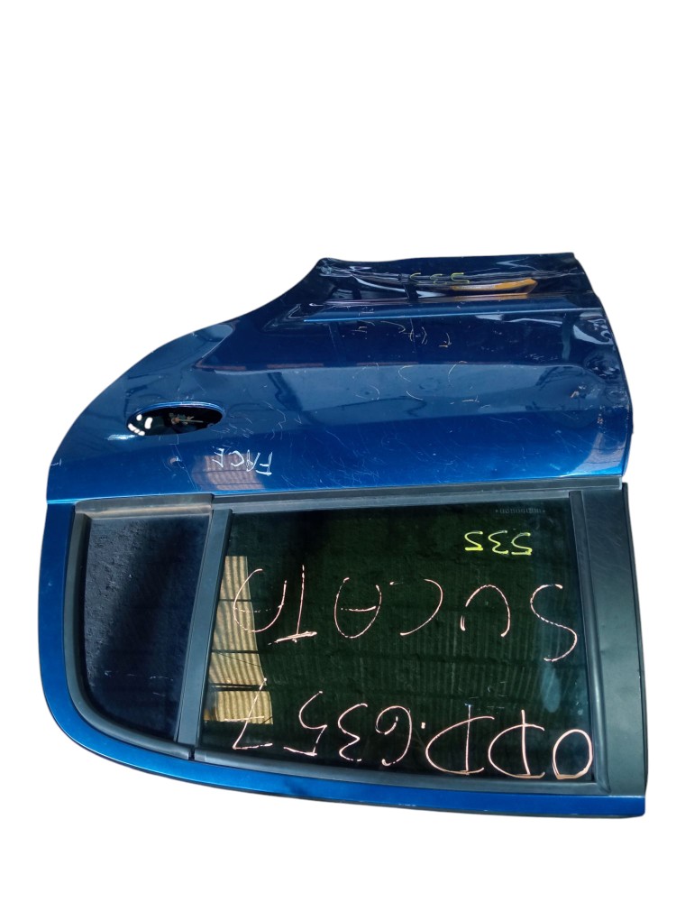 Porta Traseira Esquerda Chery Face 2010 2015 1.3 Original  Traseira Esquerdo Azul 4