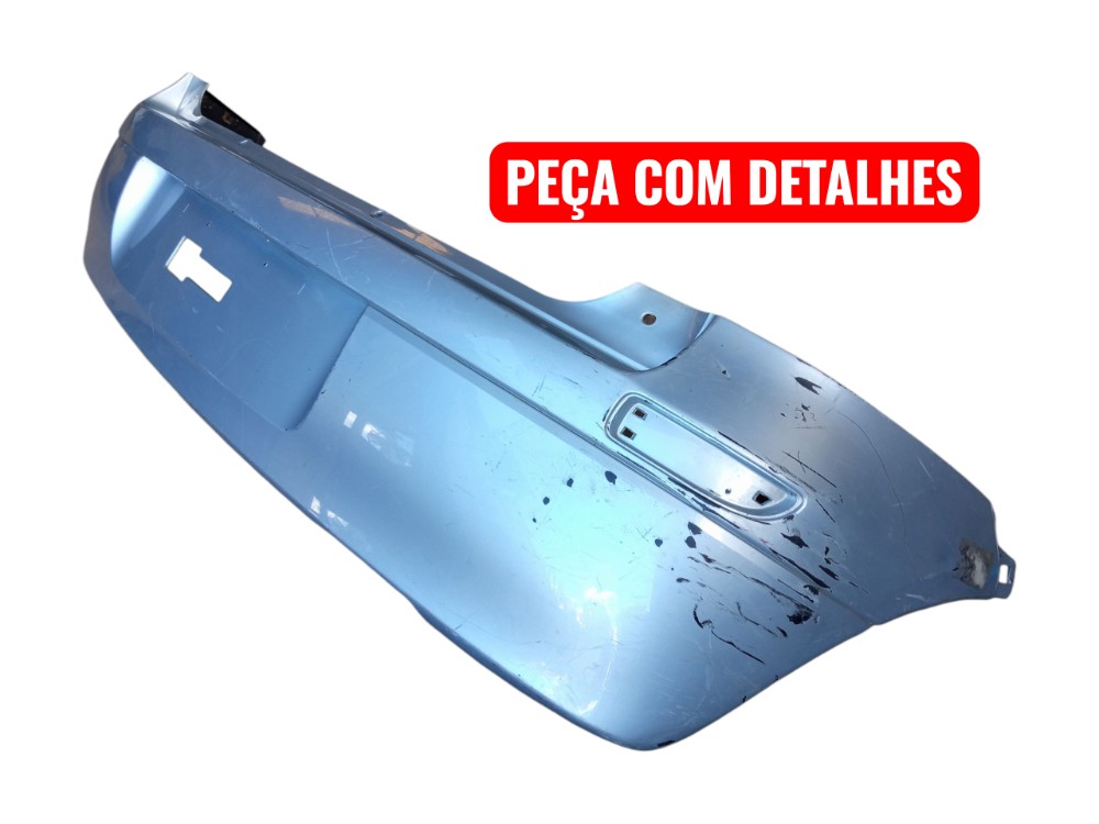 Grade Parachoque Traseiro Gm Corsa Hatch 2004 2010 Original  Prata Brilhante 2