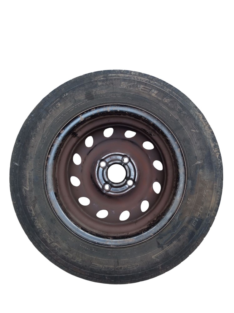 Roda De Ferro Aro 13 Pneu 175 70 Corsa Classic 2011 4 Furos 4