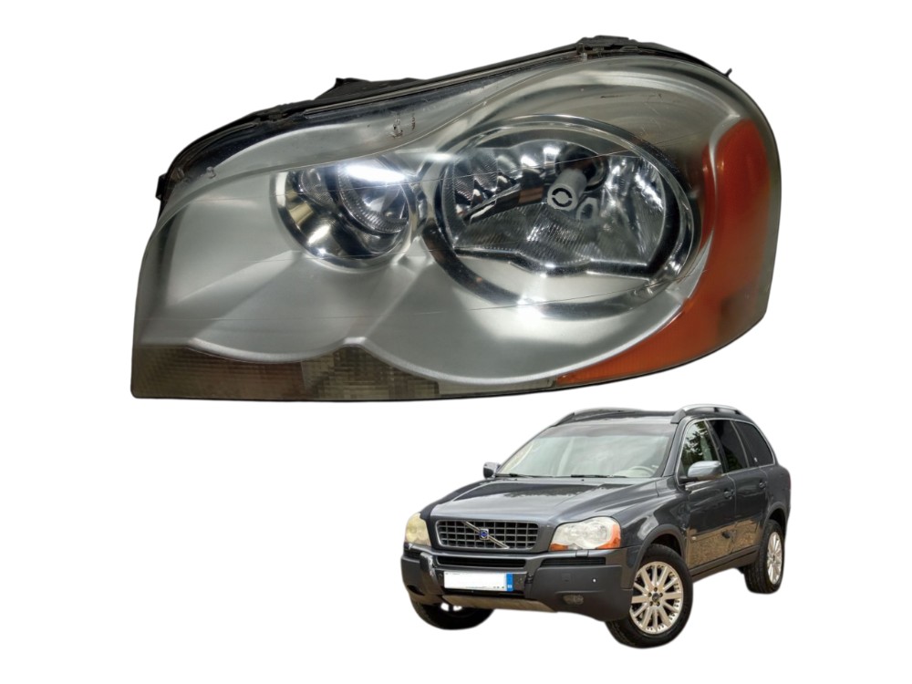 Farol Dianteiro Esquerdo Volvo Xc90 2004 2005 T6 3.0 Esquerdo/motorista 1