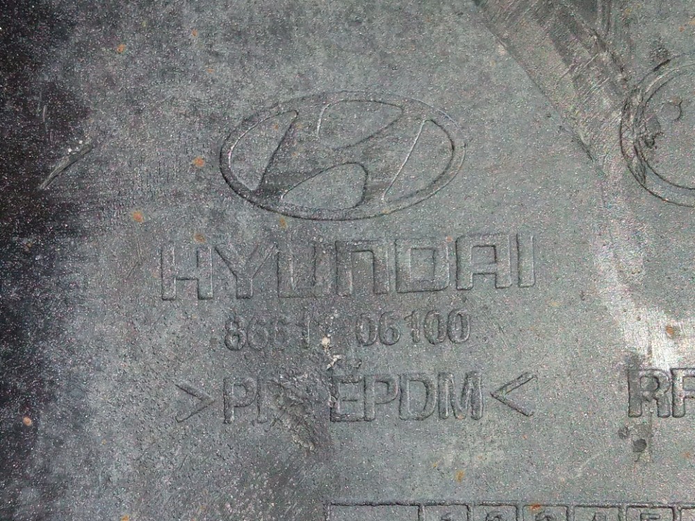 Grade Parachoque Traseiro Hyundai Atos Prime 2000 2003  Prata Brilhante 7