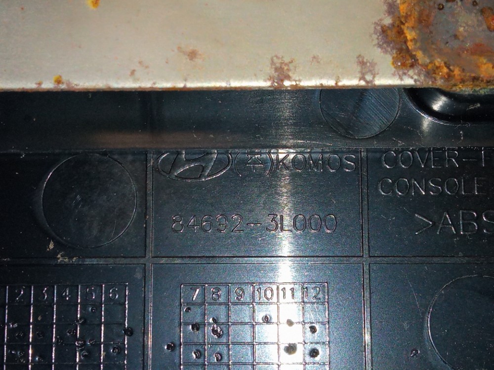 Acabamento Console Central Hyundai Azera 2007 2011 Original 8