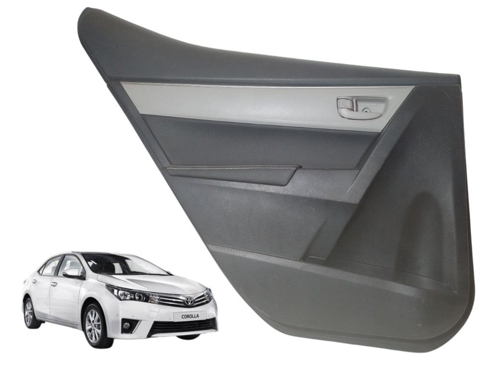 Forro Porta Traseira Lado Esquerdo Toyota Corolla 2016 2019 Preto 1