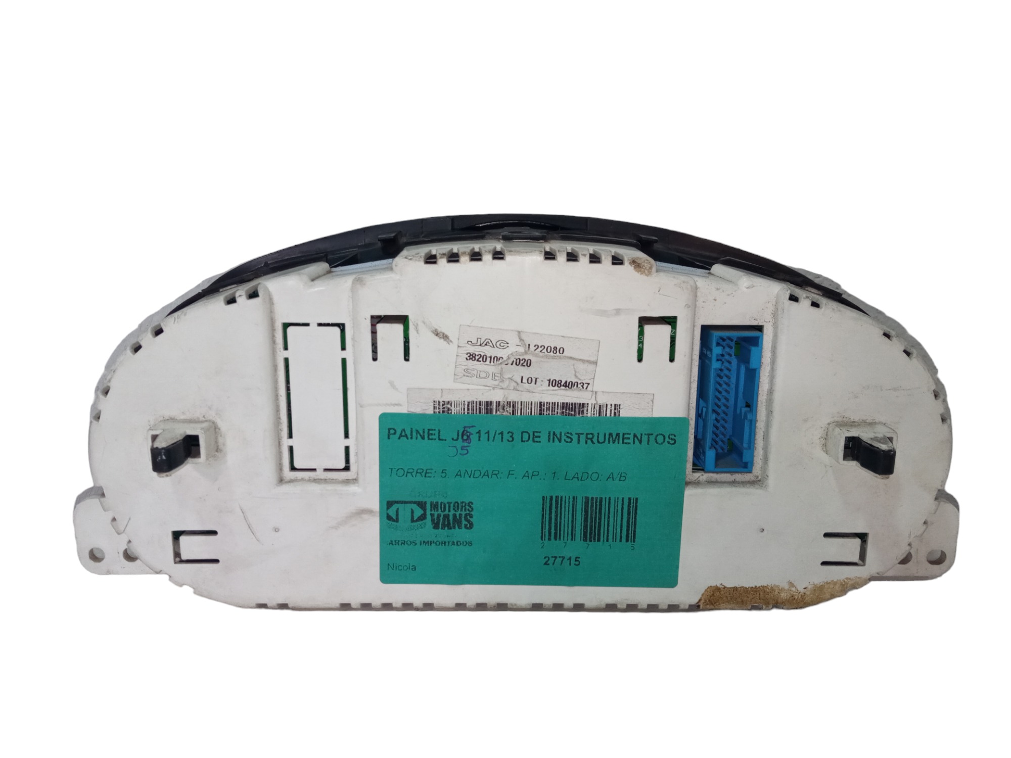 Painel De Instrumentos Jac J5 2011 A  2015 Original Usado  Preto 3