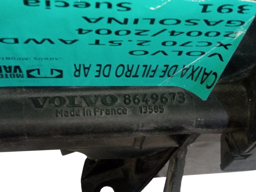Caixa Filtro De Ar Volvo Xc60 Xc70 V70 S60 2.0 2.4 2000 2005 5