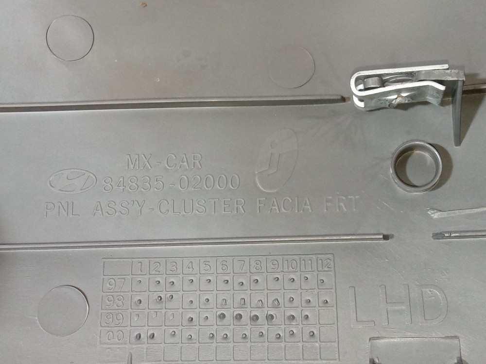 Moldura Superior Painel Instrumentos Hyundai Atos 2000 2003 8