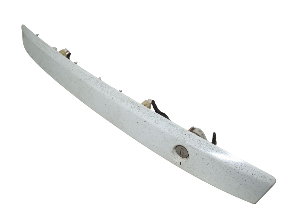 Moldura Acabamento Friso Tampa Traseira Fiat Palio 2004 2012 Branco 3