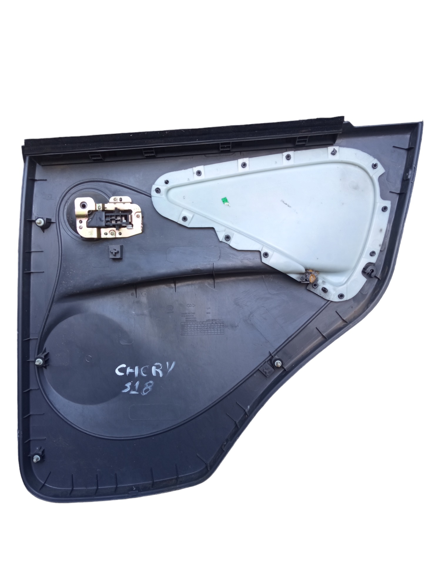 Forro Porta Traseira Esquerda Chery S18 2010 2011 2012 Usado Cinza 5