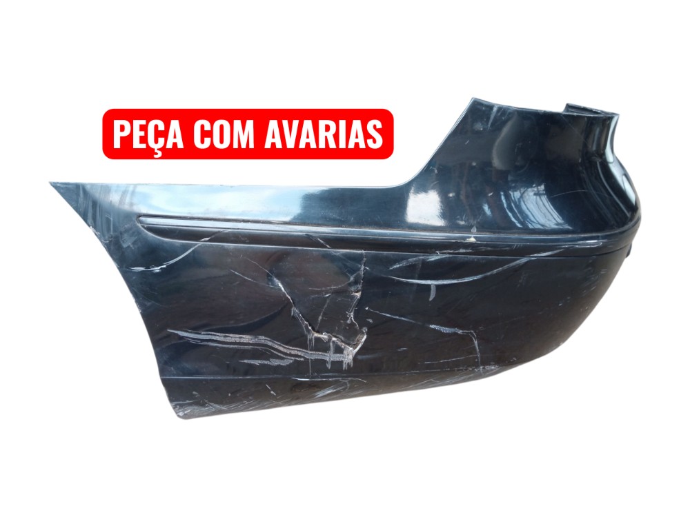 Grade Parachoque Traseiro Hyundai Azera 2007 2010 Original  Preto Brilhante 2