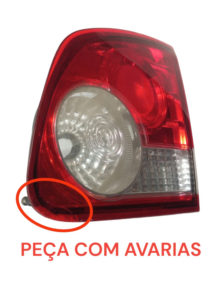 Lanterna Direita Tampa Traseira Gm Corsa Classic 2010 2016  Direito/passageiro Vermelho 2