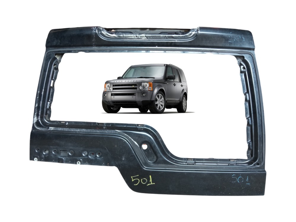 Tampa Traseira Porta Malas Land Rover Discovery 3 2005 2009 Preto 1