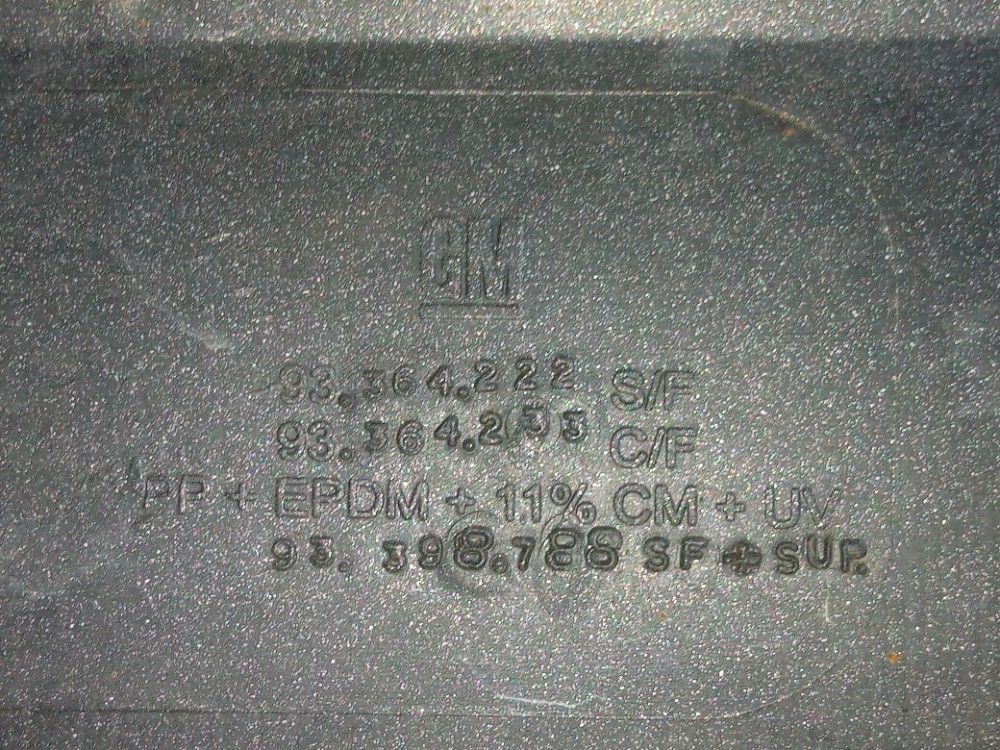 Grade Parachoque Traseiro Gm Corsa Hatch 2004 2010 Original  Prata Brilhante 7