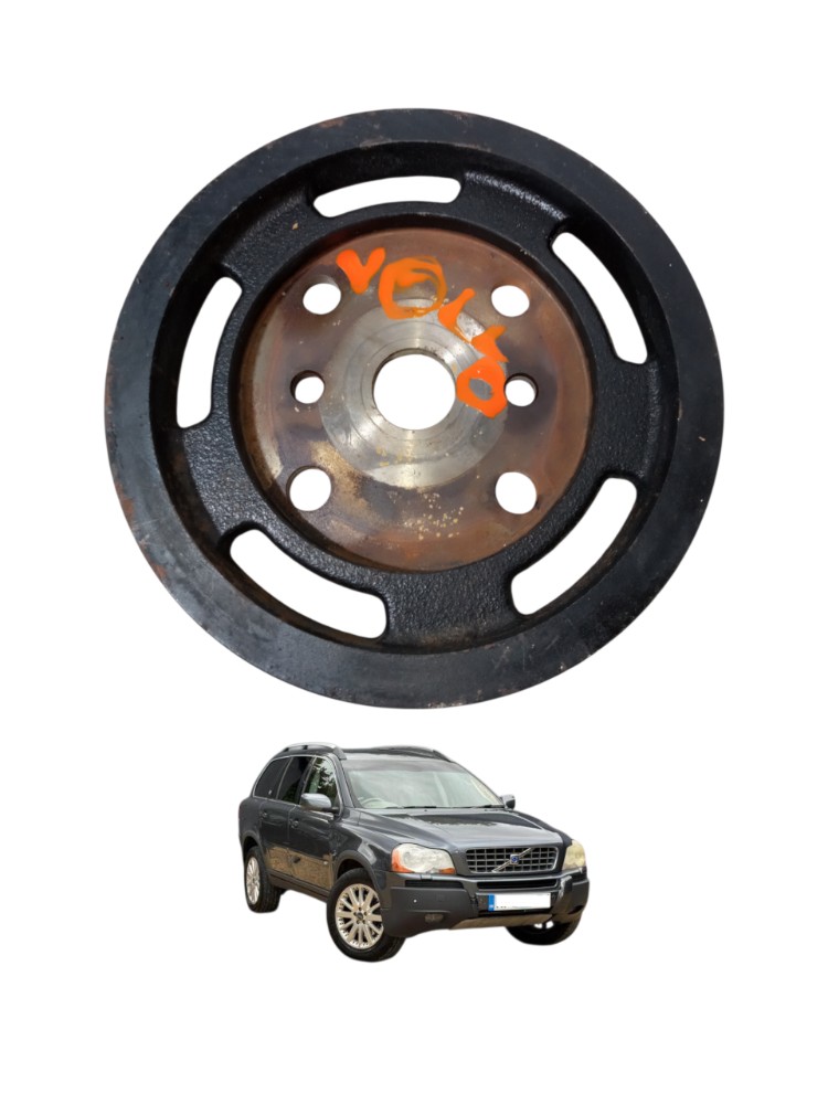 Polia Virabrequim Volvo Xc90 2004 2005 3.0 T6 Biturbo 1