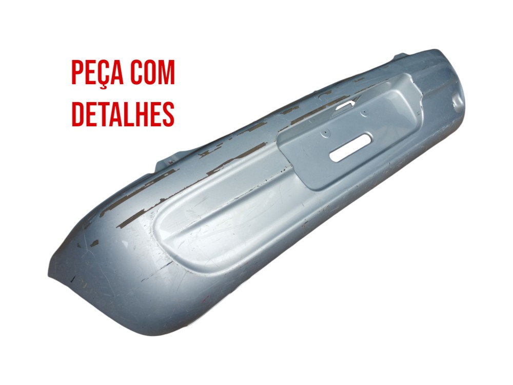 Grade Parachoque Traseiro Chevrolet Celta 2001 2006 Original Prata Brilhante 2