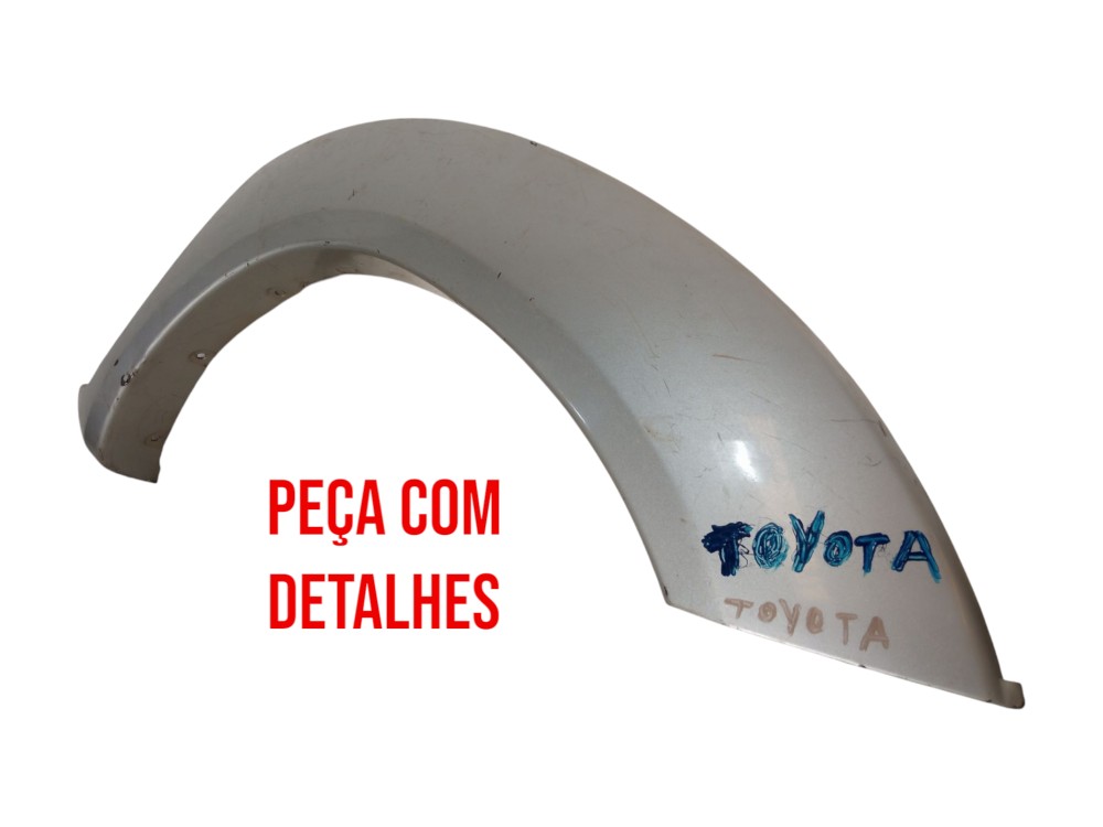 Moldura Paralama Dianteiro Direito Toyota Hilux 2006 2011  Prata 2