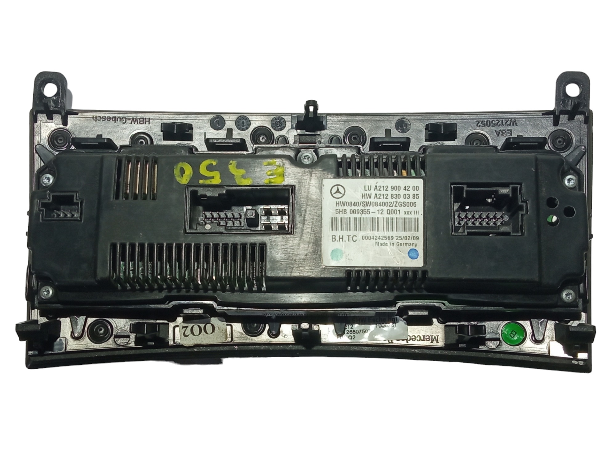 Comando Botao Ar Condicionado Mercedes E350 2010 Original  Preto 5
