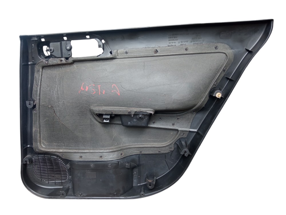 Forro De Porta Traseira Esquerda Gm Astra 2002 2010 Original Preto 5