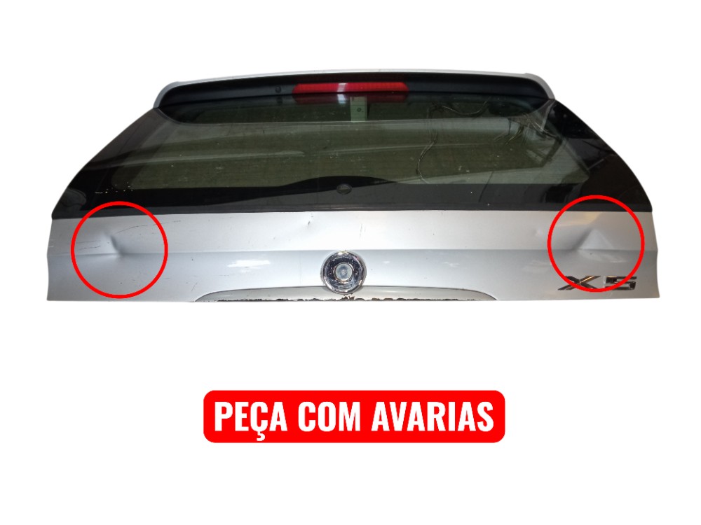Tampa Traseira Blindada Porta Malas Bmw X5 2002 2006 Prata 2