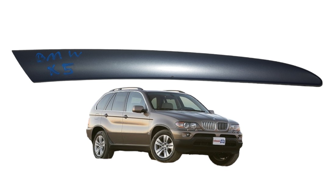 Friso Interno Forro Porta Dianteira Direita Bmw X5 2004 2005 Cinza 1