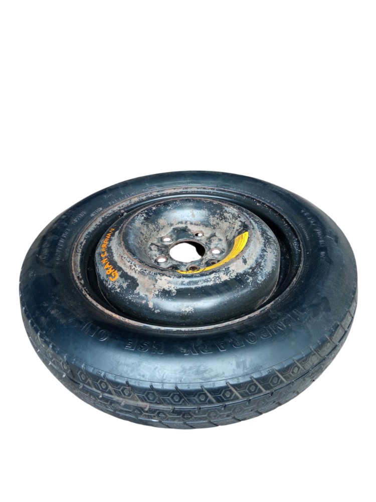 Roda Ferro Estepe Aro 16 Pneu 145 90 Chrysler Grand Caravan Preto 2