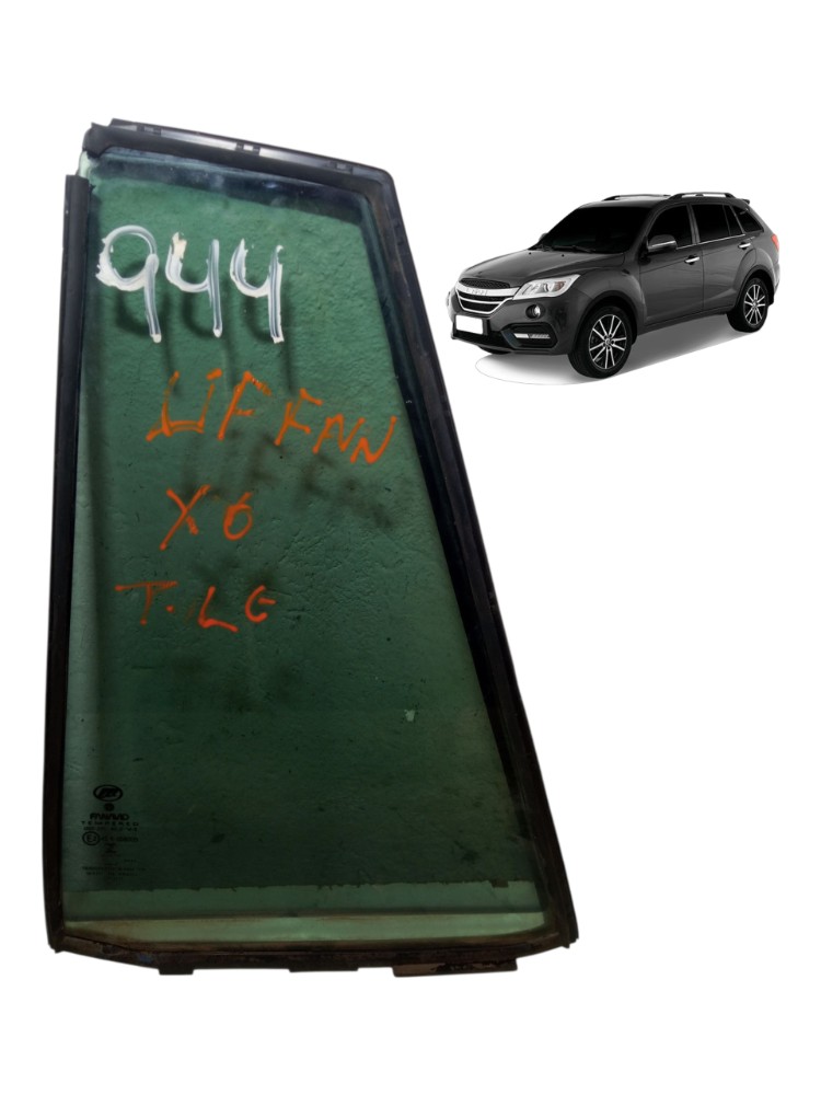 Vidro Fixo Porta Traseira Esquerda Lifan X60 2013 2018 1.8 1