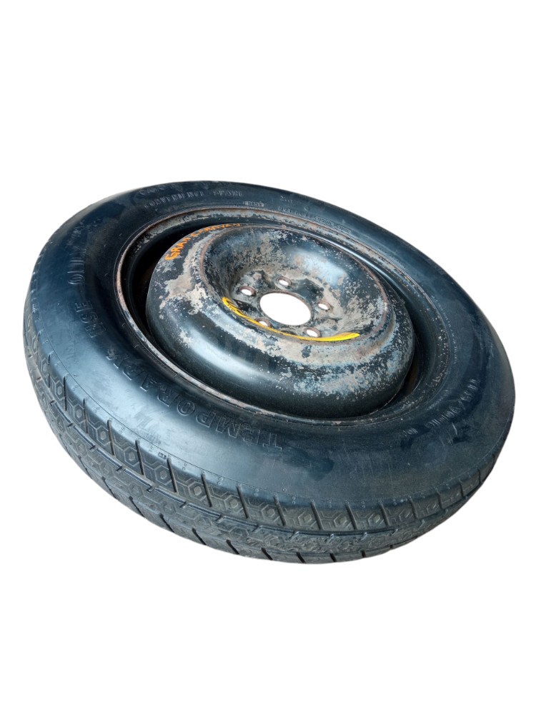 Roda Ferro Estepe Aro 16 Pneu 145 90 Chrysler Grand Caravan Preto 4