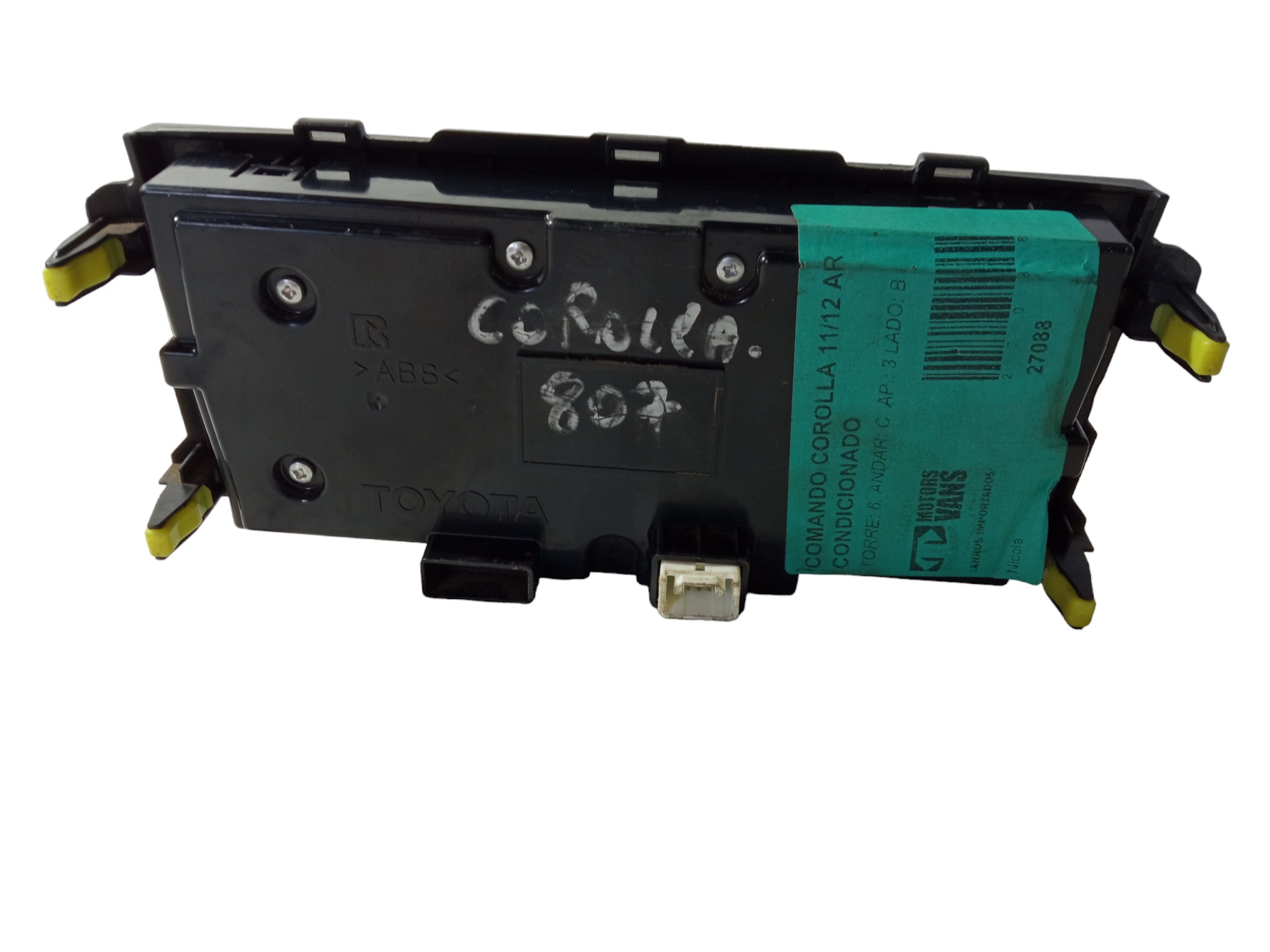 Comando Controle Ar Condicionado Toyota Corolla 2009 A 2014 4