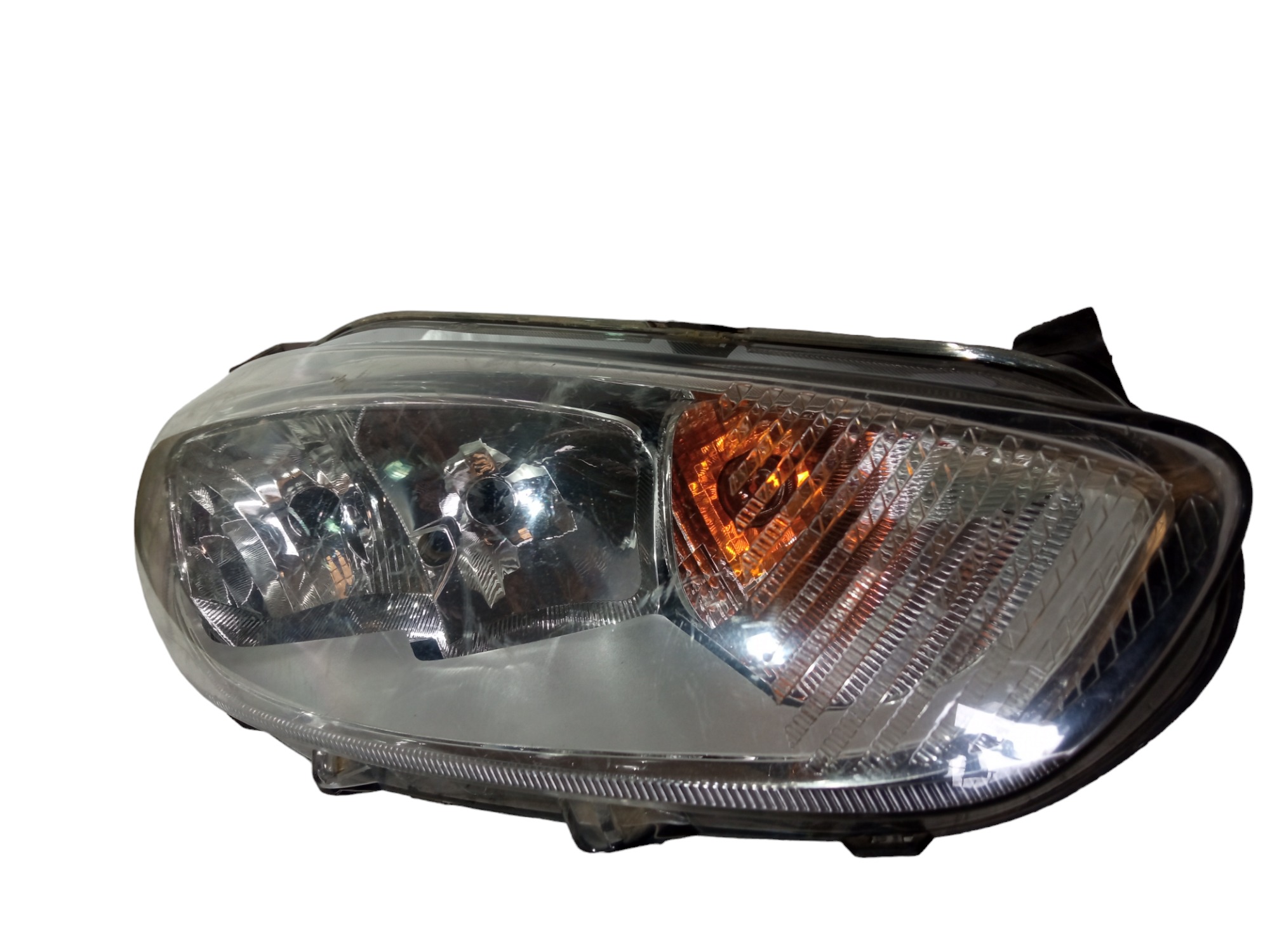 Farol Lado Direito Ford New Fiesta 2014 2017 Original Usado 2