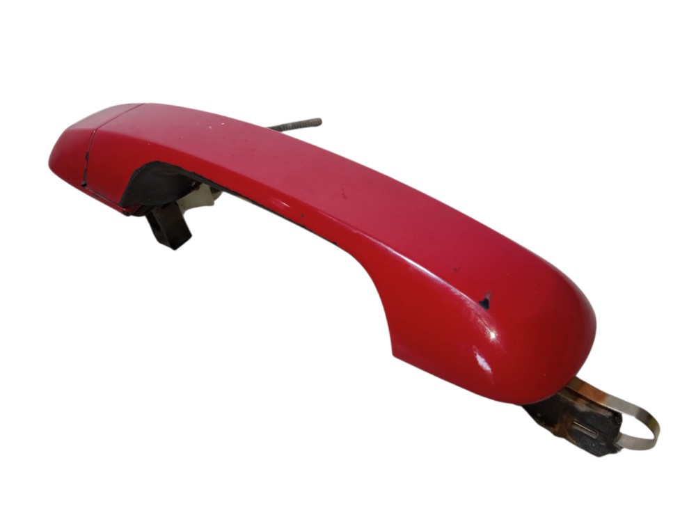 Macaneta Externa Porta Traseira Direita Fiesta 2004 2010 Vermelho Traseira 2