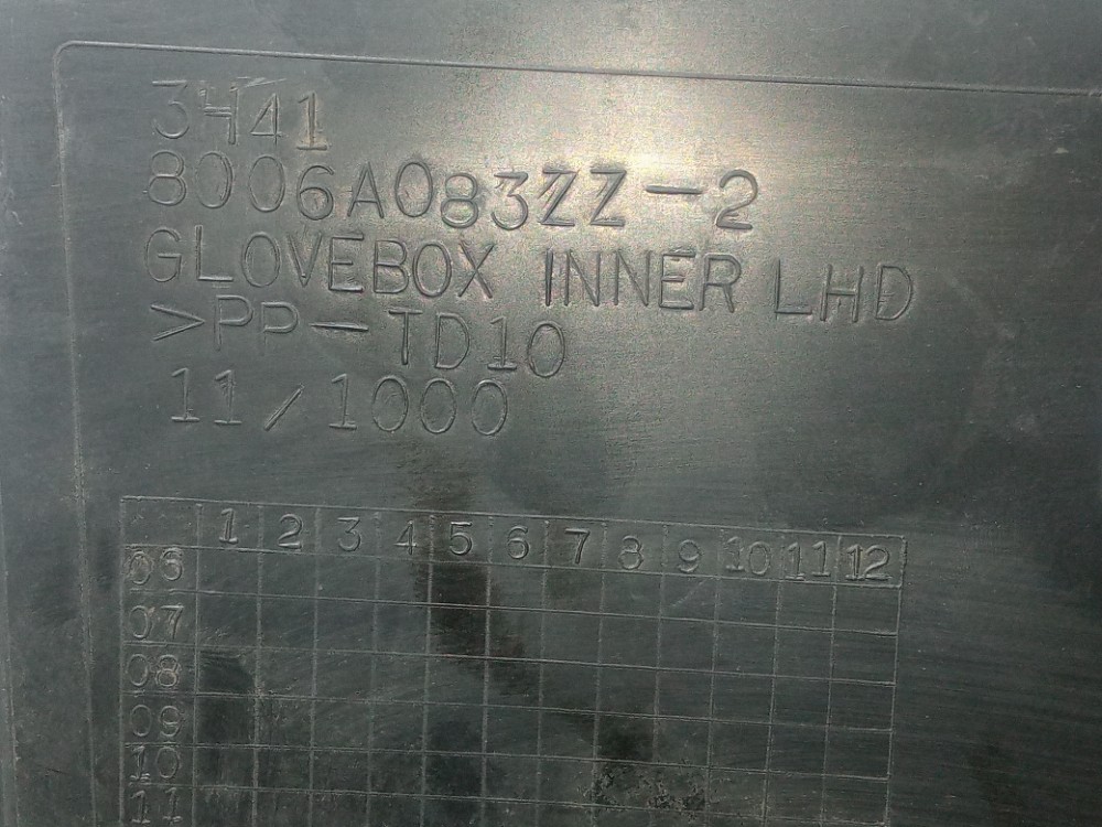 Tampa Porta Luvas Mitsubishi Lancer 2012 2016 2 0 Original 7