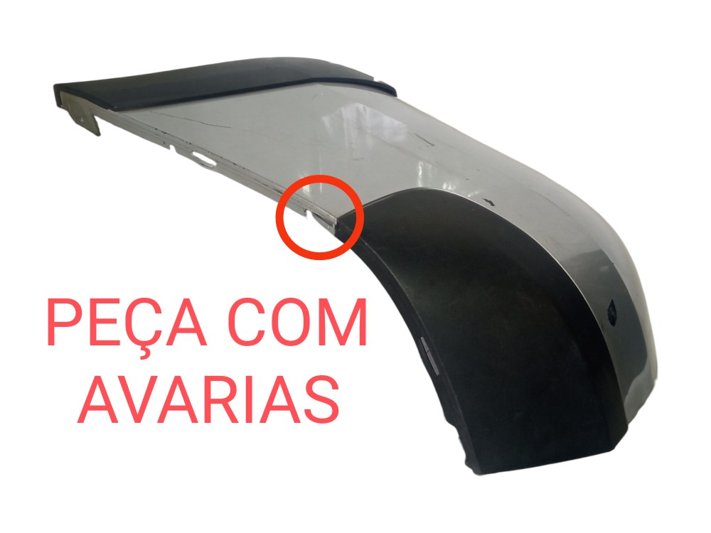 Ponteira Polaina Direita Parachoque Traseiro Saveiro G5 G6 2