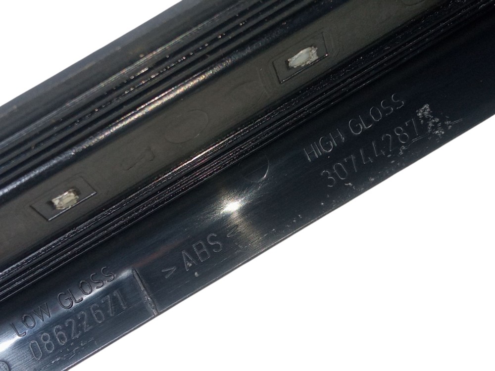 Par Soleira Porta Traseira Volvo S40 2005 2009 Original  Preto 6