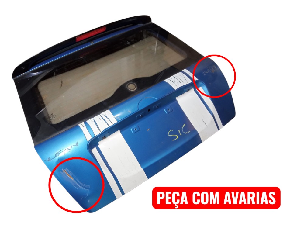 Tampa Traseira Porta Malas Lifan 320 2009 2010 2011 2012 1.3 Azul 2
