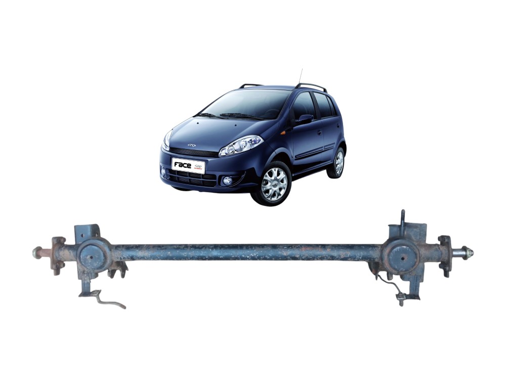 Eixo Traseiro Chery Face 2010 2015 1.3 16v Original Usado 1