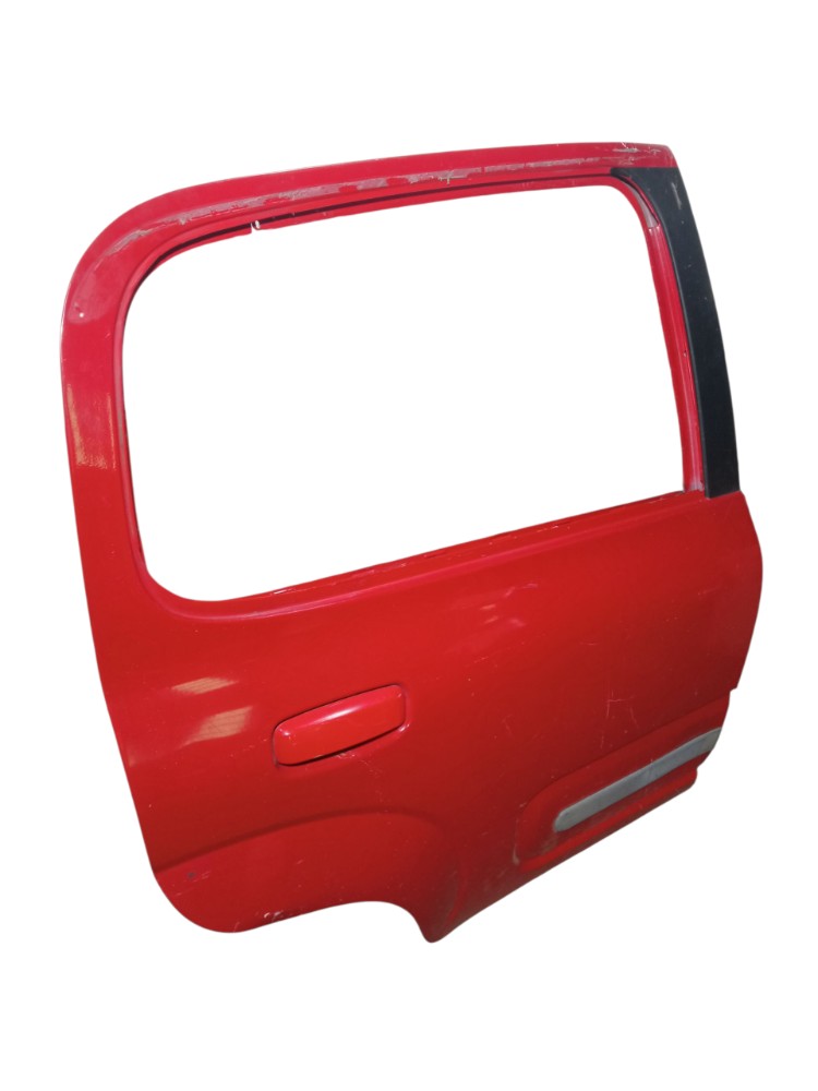 Porta Traseira Direita Fiat Uno Vivace 2012 2016 Traseira Direito Vermelho 3