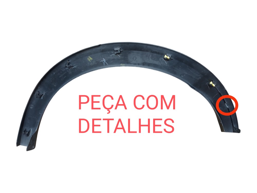Moldura Paralama Traseiro Direito Nissan Kicks 2017 2020 Preto 2