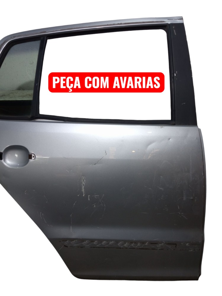 Porta Traseira Direita Volkswagen Fox 2011 2012 2013 2014 Traseira Direito Prata 2