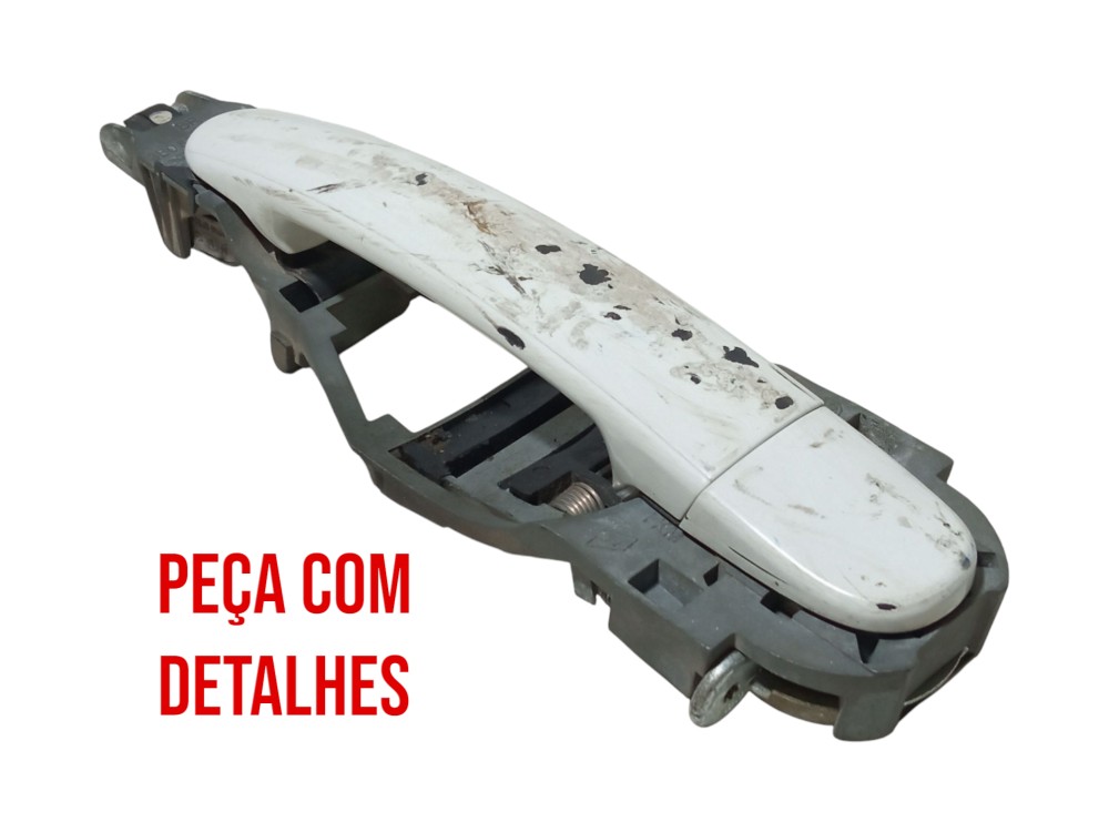 Macaneta Externa Traseira Esquerda Golf Fox Polo 2004 2010  Branco Traseira 2