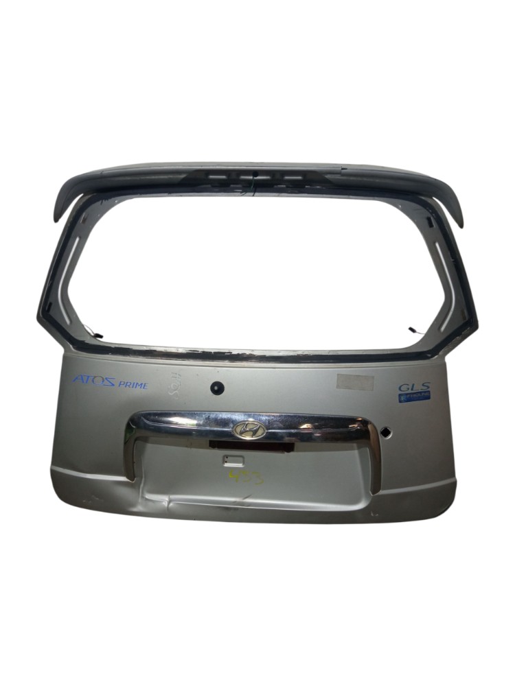 Tampa Traseira Porta Malas Hyundai Atos Prime 2000 2003 Prata 1