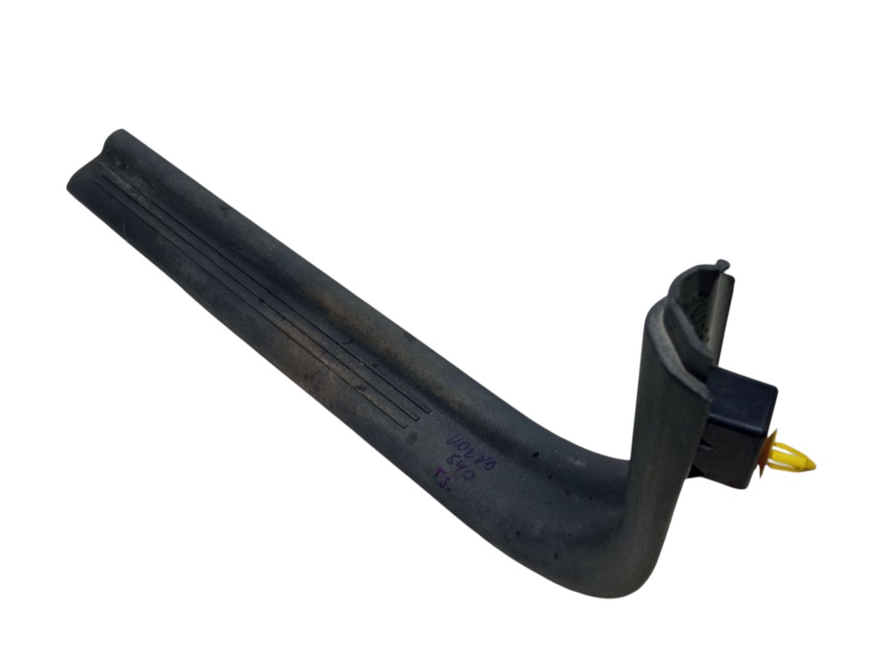 Moldura Acabamento Soleira Dianteira Esquerda Volvo S40 2007 Preto 3