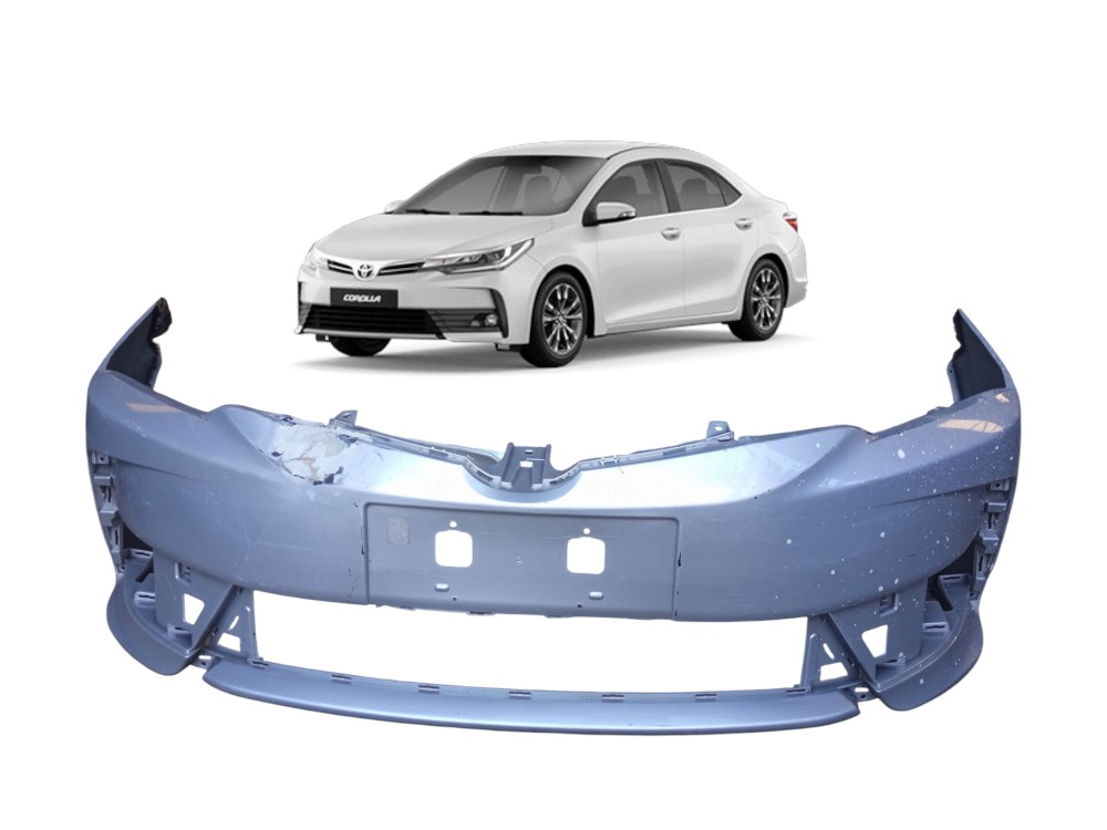 Parachoque Dianteiro Toyota Corolla 2017 2020 Original  Branco 1