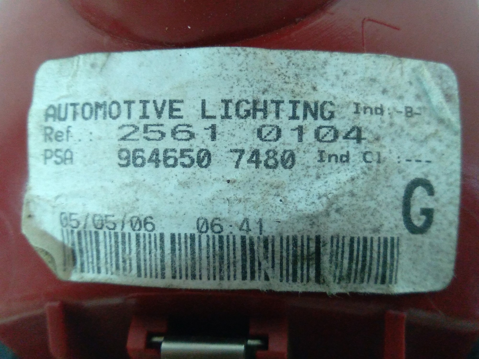Lanterna Luz Placa Tampa Traseira Peugeot 407 Sw 2005 A 2009 3