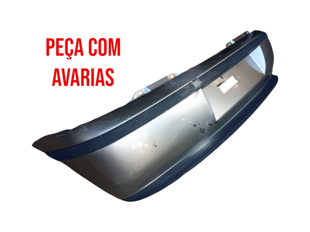 Grade Parachoque Traseiro Fiat Palio 96 2000 Original  Prata Brilhante 2
