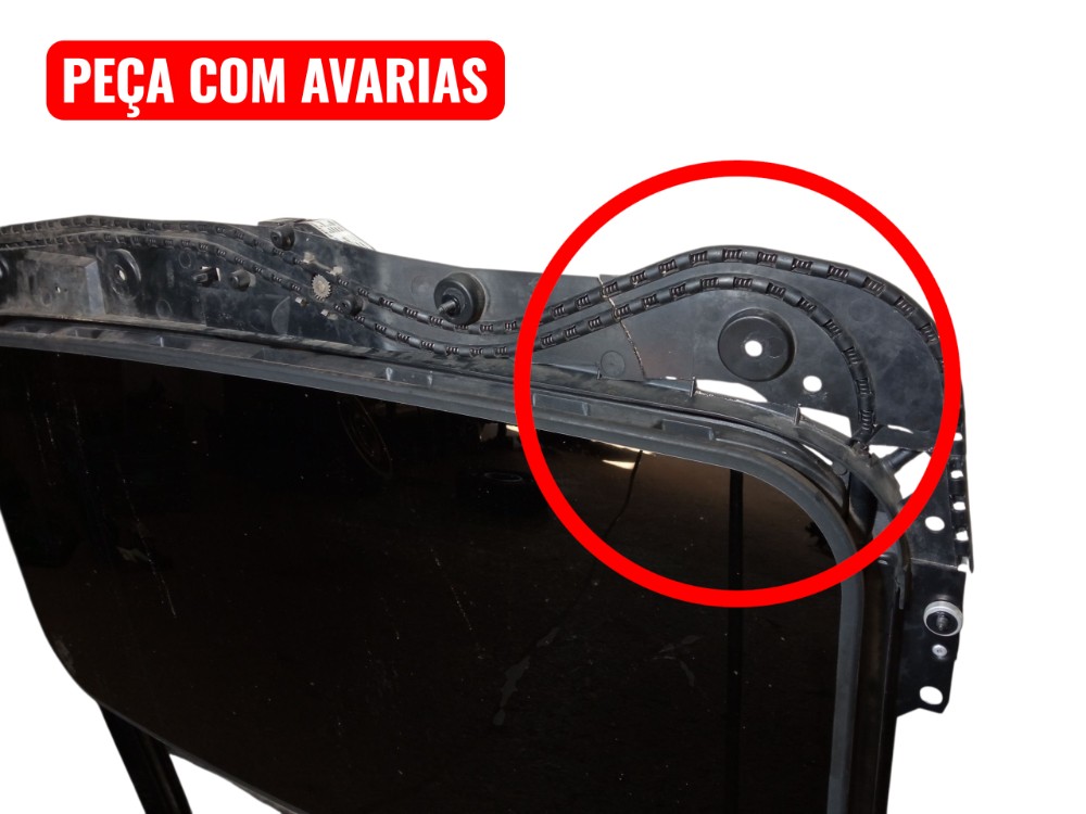 Teto Solar Motor Vidro Volvo C30 2008 2009 Preto 2